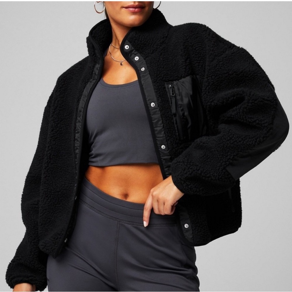 NWT Fabletics Tahoe Teddy Jacket